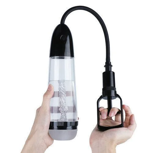 vibrating anal beads with ergonomic design accessories-Luv Pump Handle Manual Pumping Masturbator