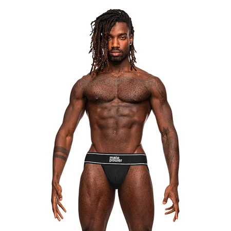 sexy-lingerie-for-sassy-charm-Male Power Modal Rib Jock Black S/M