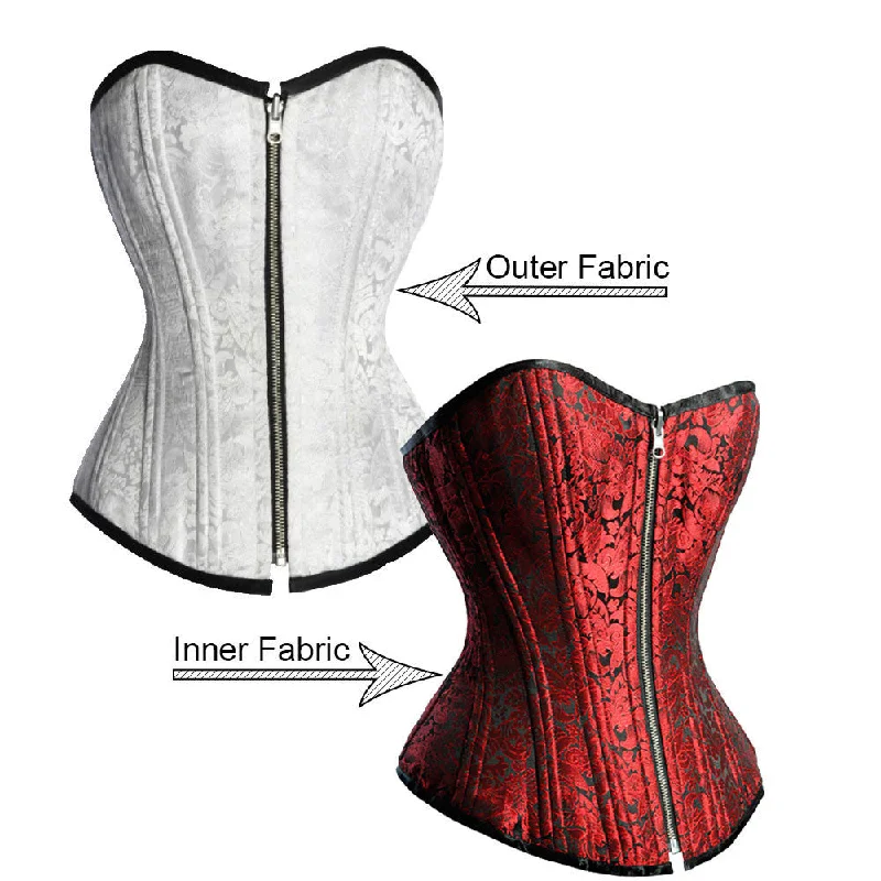 corset with studded outlines-Ela Reversible Waist Training Corset