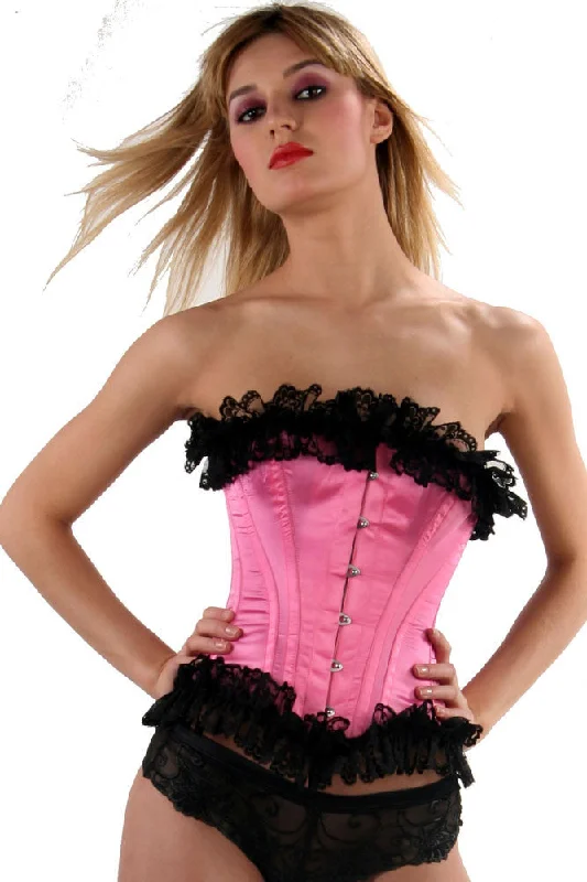 corset with ruffled silhouette-Daphne Custom Made Corset