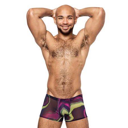 sexy-lingerie-with-laser-cut-Male Power Galactic Mini Short Print M