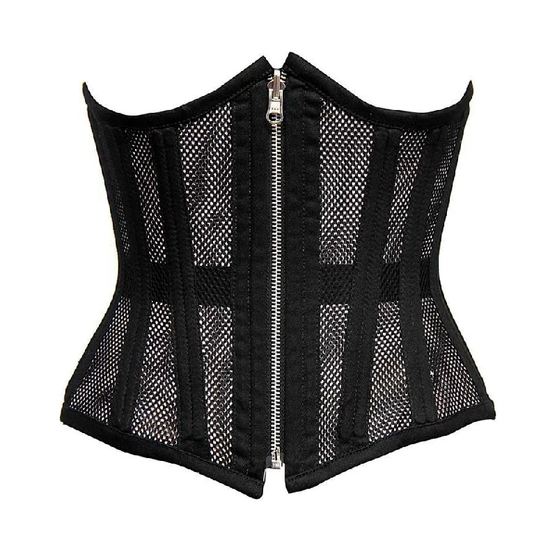 corset with glitter overlay-Courtney Waist Training Corset