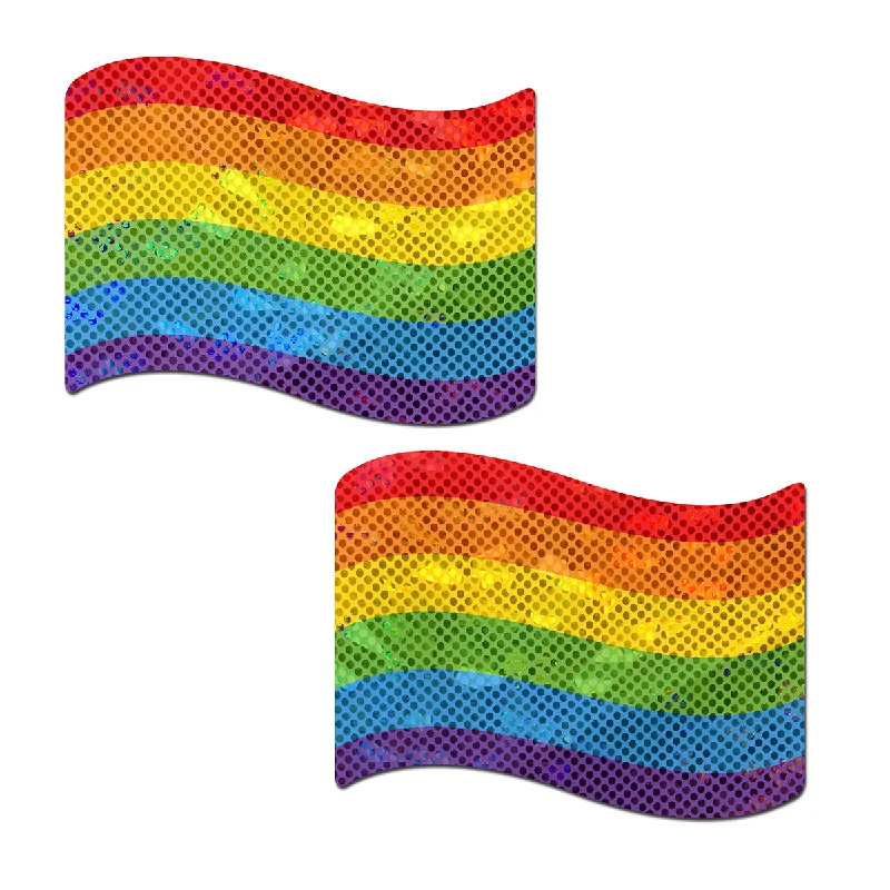 sexy-lingerie-with-keyhole-Pastease Rainbow Pride Flag Pasties