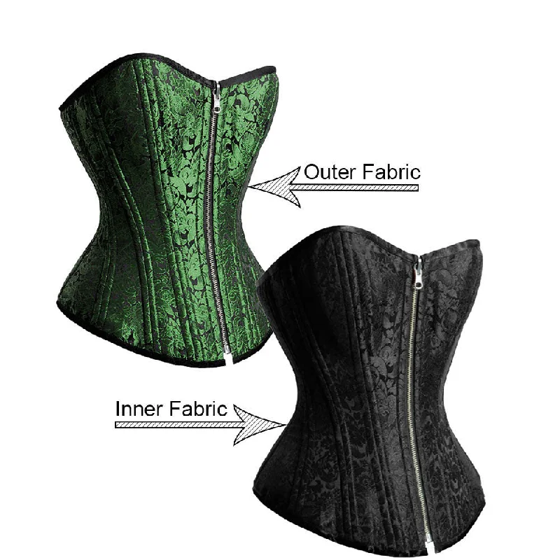 corset with asymmetrical panels-Dominique Reversible Waist Training Corset