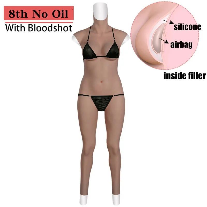 vibrating anal plug for advanced users accessories-8th Bodysuit Zip Can Add Fake Boobs 60-100kg