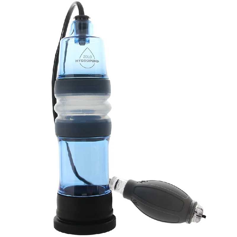 vibrating anal beads for couples accessories-Zolo AquaPump Pro Penis Pump in Blue