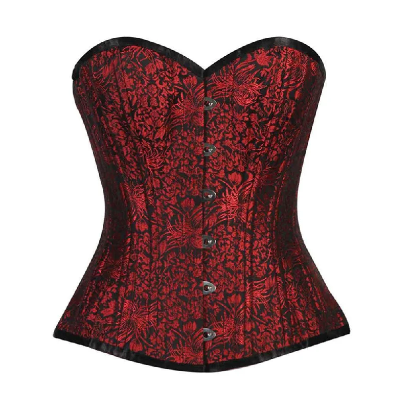 corset with floral lines-Evangelina Custom Made Corset