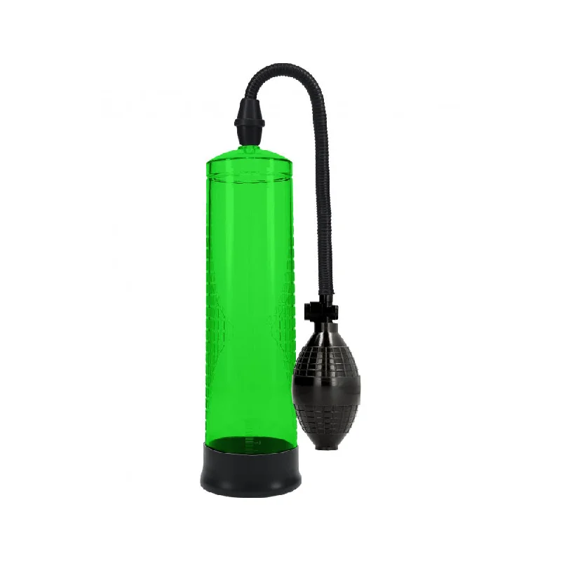 vibrating anal toy with multi-functional settings accessories-Pumped Basic Pump 1 Water Resistant Green