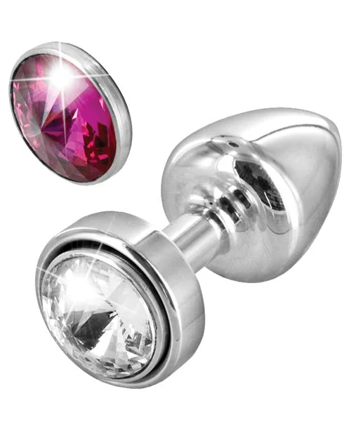 vibrating cock ring for faster pleasure accessories-Diogol Anni Magnetic Stone - 25 mm Clear/Red