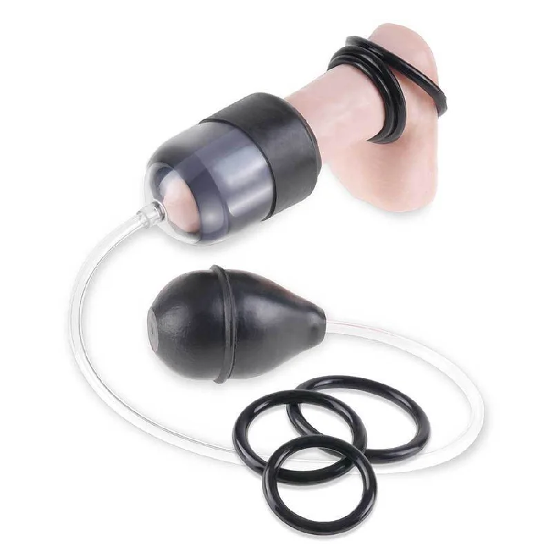 vibrating cock ring for smoother orgasms accessories-Suck N' Stroke Penis Head Glans Pump by Fetish Fantasy Series