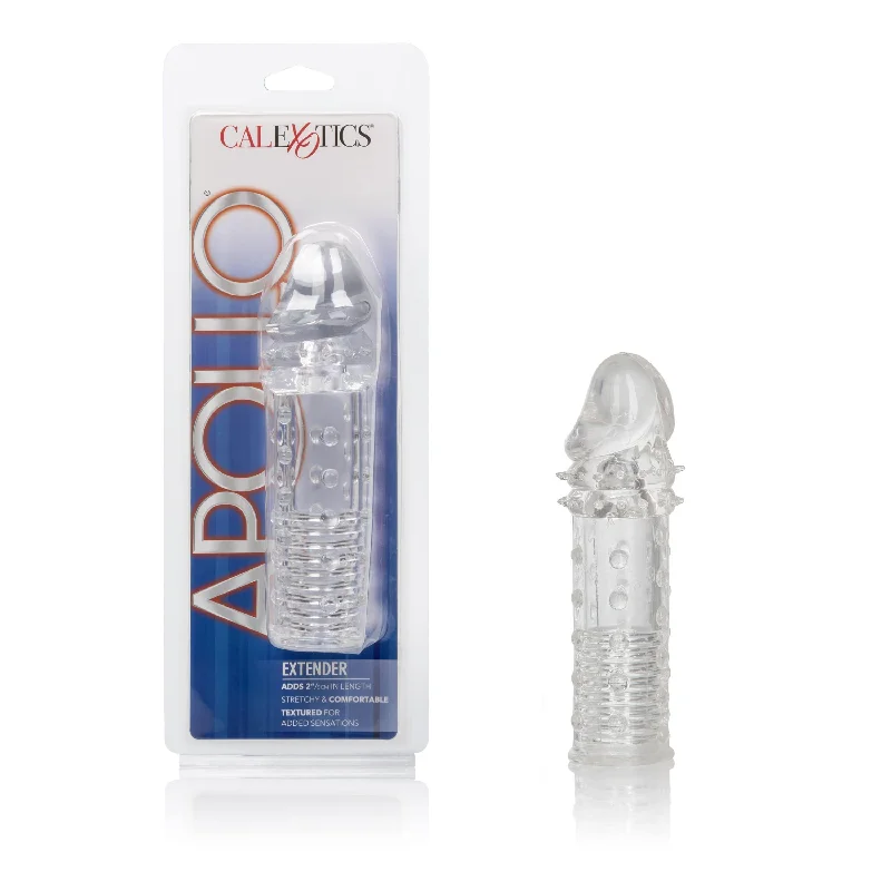 vibrating clitoral stimulator for couples accessories-California Exotics - Apollo Penis Extender (Clear)