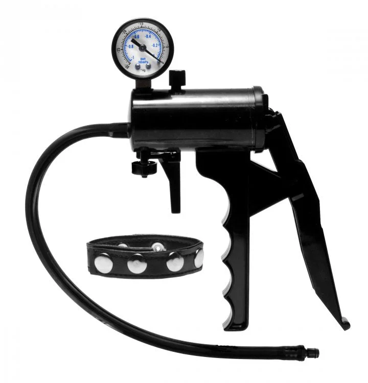 vibrating cock ring with adjustable functions accessories-Enhanced Premium Hand Pump with Pressure Gauge