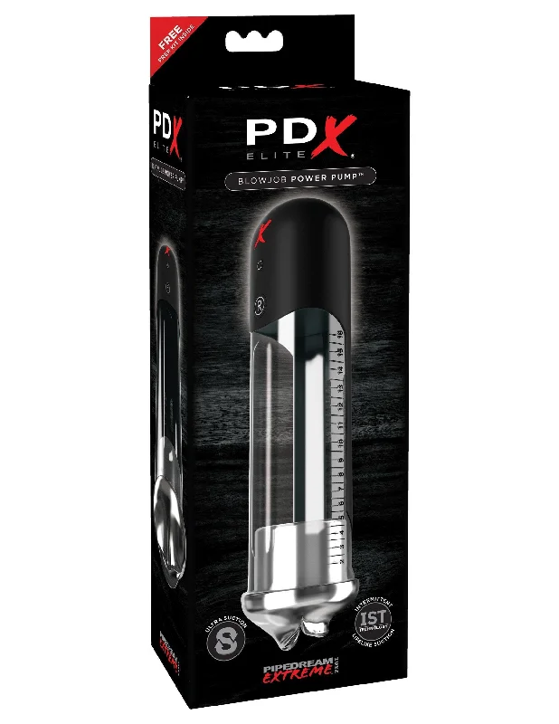 vibrating butt plug with variable speed settings accessories-PDX Elite Blowjob Power Pump