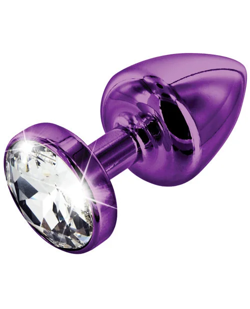 vibrating anal plug with wireless remote for couples accessories-Diogol Anni Round Funky - 35mm Purple