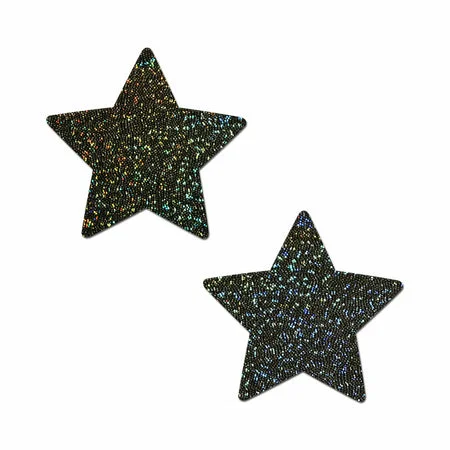 sexy-lingerie-for-glamorous-night-Pastease Glitter Star Pasties Black