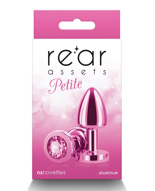 rechargeable vibrating cock ring for men accessories-Rear Assets Petite