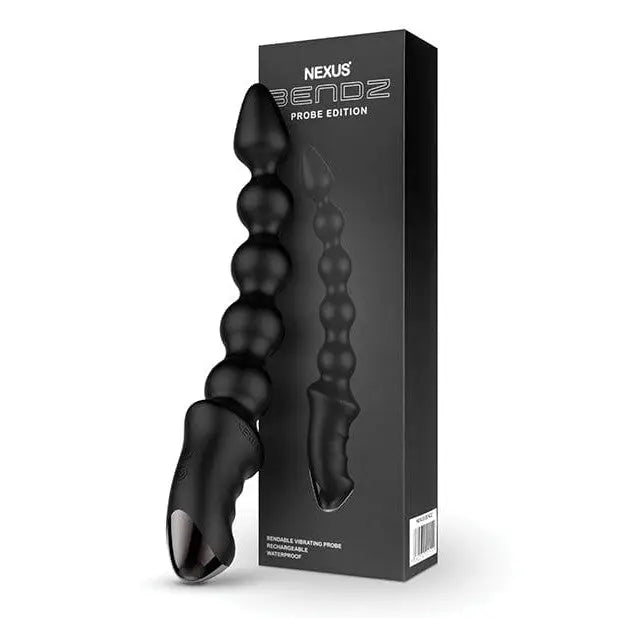 vibrating anal toy with custom settings accessories-Nexus Bendz Bendable Vibrating Probe - Black