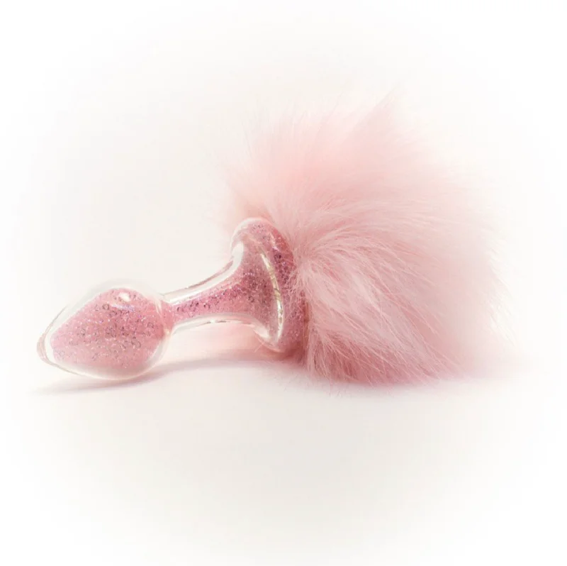 vibrating nipple clamps for increased sensitivity accessories-Magnetic Sparkle Bunny Tail