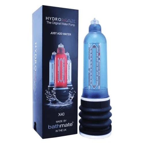 vibrating dildo with wireless remote accessories-Bathmate Hydromax9 Aqua Blue