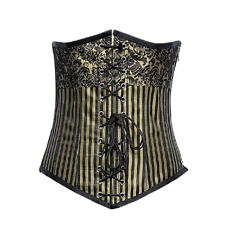 corset with studded shapes-Charity Custom Made Corset