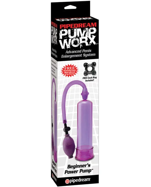 vibrating anal plug with rotating function accessories-Pump Worx Beginner's Power Pump