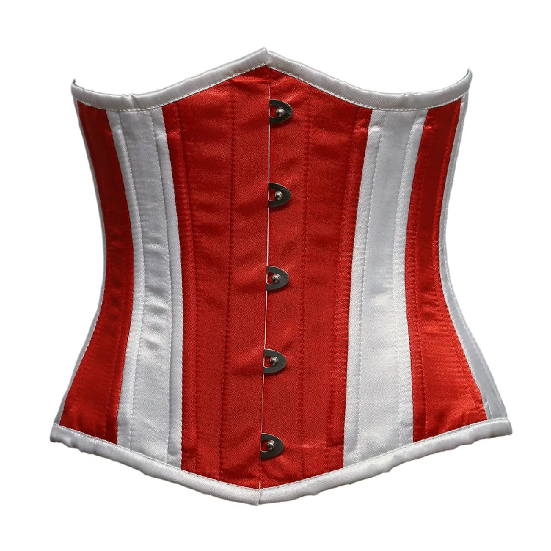 corset with velvet design-Maya Satin Waist Training Corset