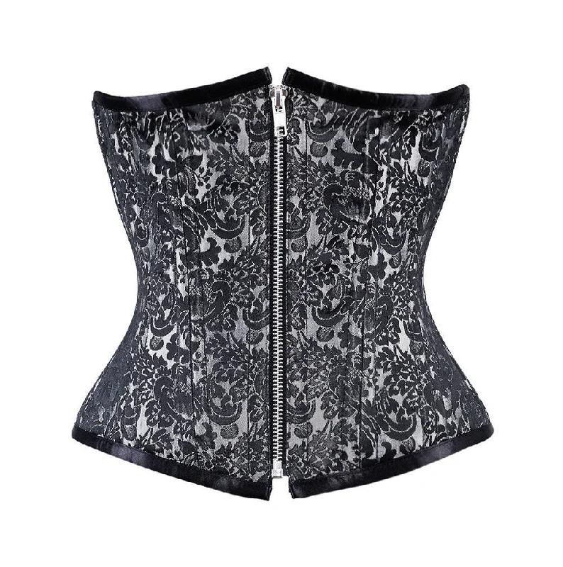 corset with lace sections-Aminah Custom Made Corset