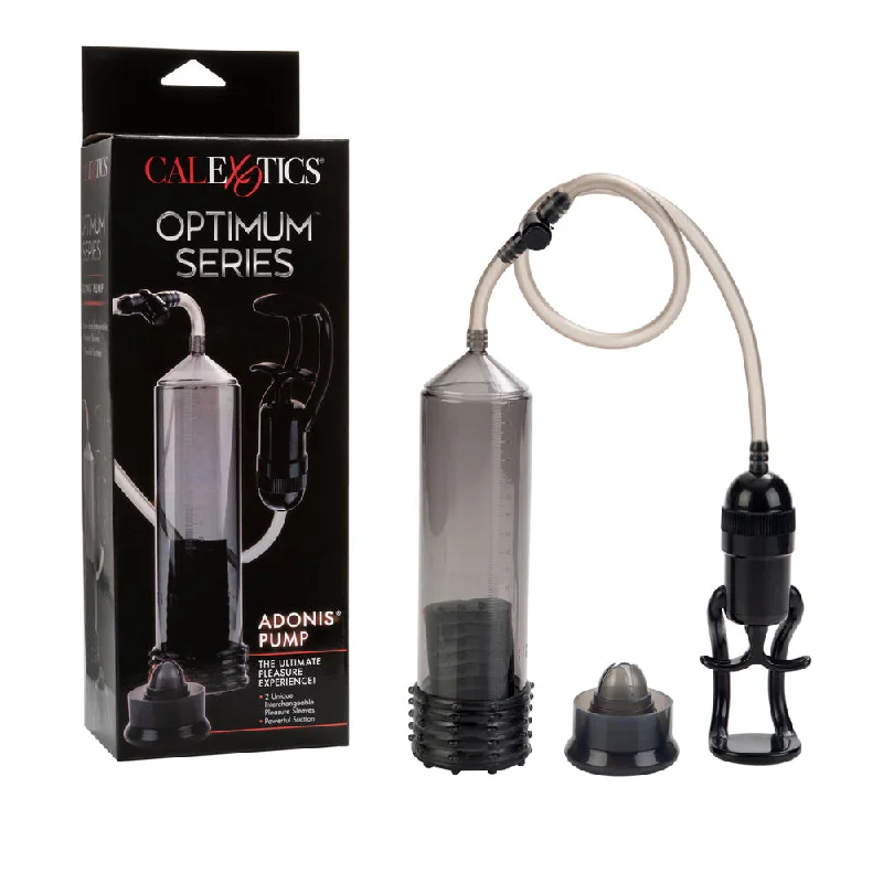 vibrating anal toy for sensitive users accessories-Optimum Series Adonis Pump Smoke