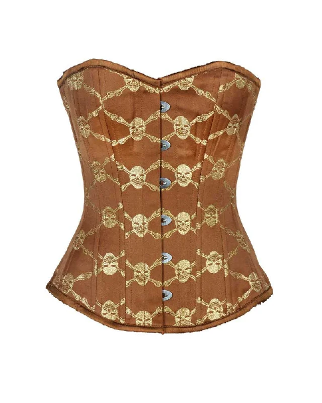 corset with lace panels-Ivy Custom Made Corset