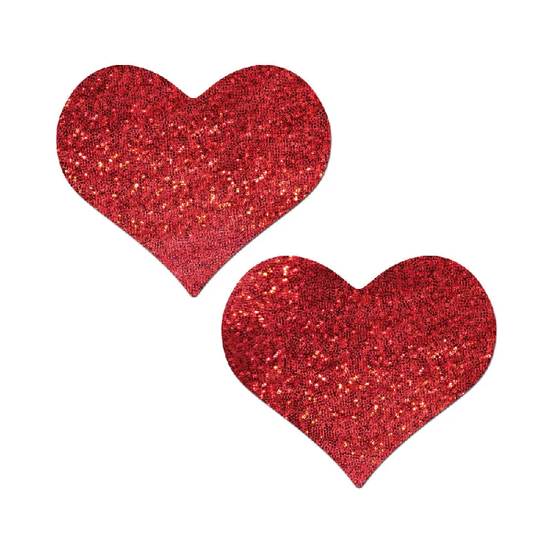 sexy-lingerie-for-newlyweds-Pastease Heart Glitter Red Full Breast Covers Support Tape