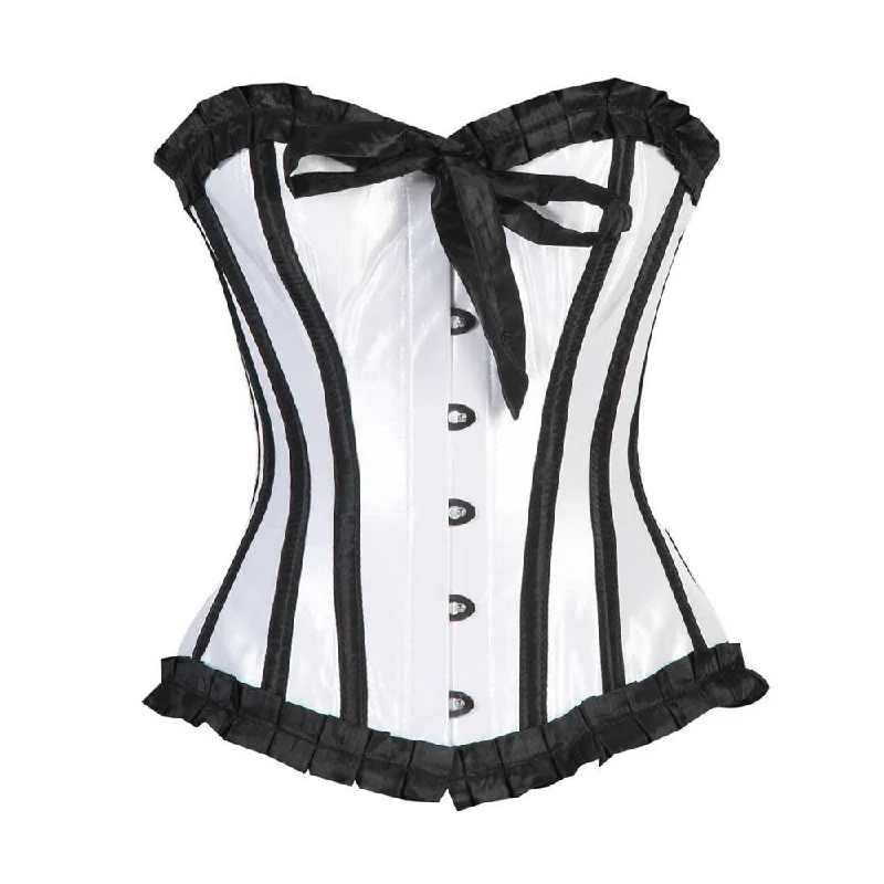 corset with sheer lines-Evalynn Custom Made Corset