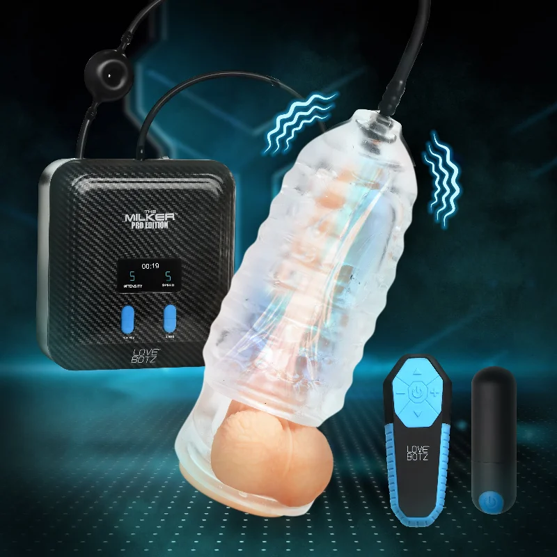 vibrating anal plug with adjustable modes accessories-The Milker Stamina with Automatic Stroking, Suction and Vibration