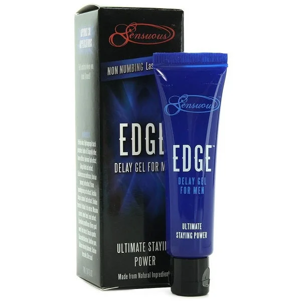 vibrating dildo for deep stimulation accessories-SENSUOUS EDGE DELAY GEL FOR MEN 7ML