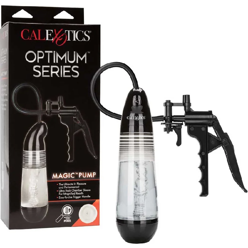 vibrating dildo with wireless remote accessories-Optimum Series Magic Penis Pump By Cal Exotics | Masturbation Pump and Penis Enlarger