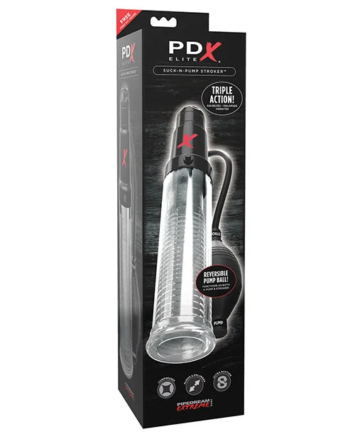 vibrating love egg for deep penetration accessories-Pdx Elite Suck N Pump Stroker