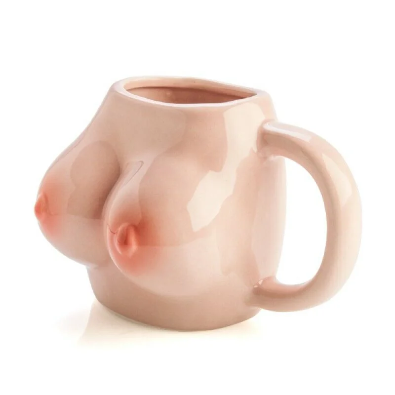 vibrating anal toy for men with different speeds accessories-CERAMIC BOOBS 3D MUG