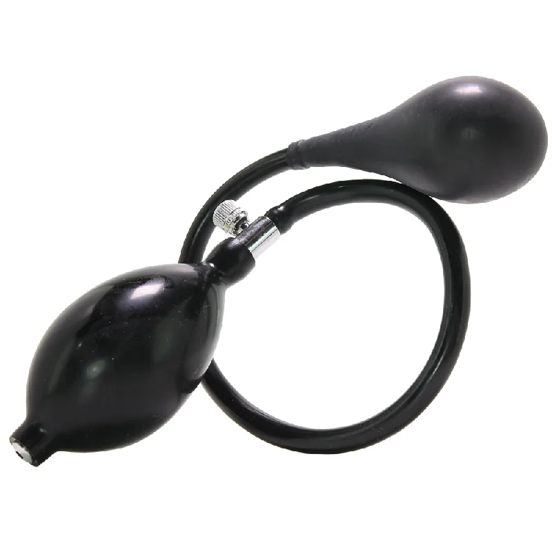 vibrating prostate massager for solo play accessories-Frisky Inflatable Stimulator in Black