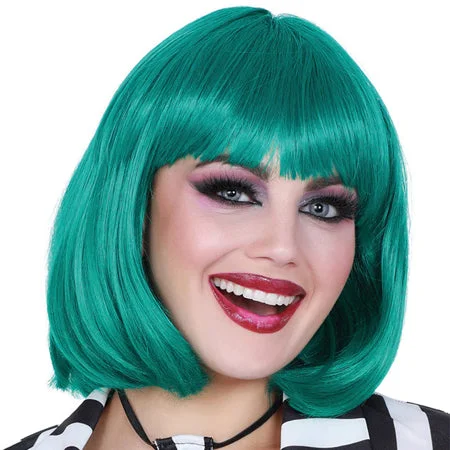 cheap-sexy-lingerie-deals-Mid-Length Bob Wig Teal