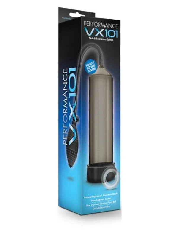 vibrating dildo with easy grip handle accessories-Performance VX101 Penis Pump Black