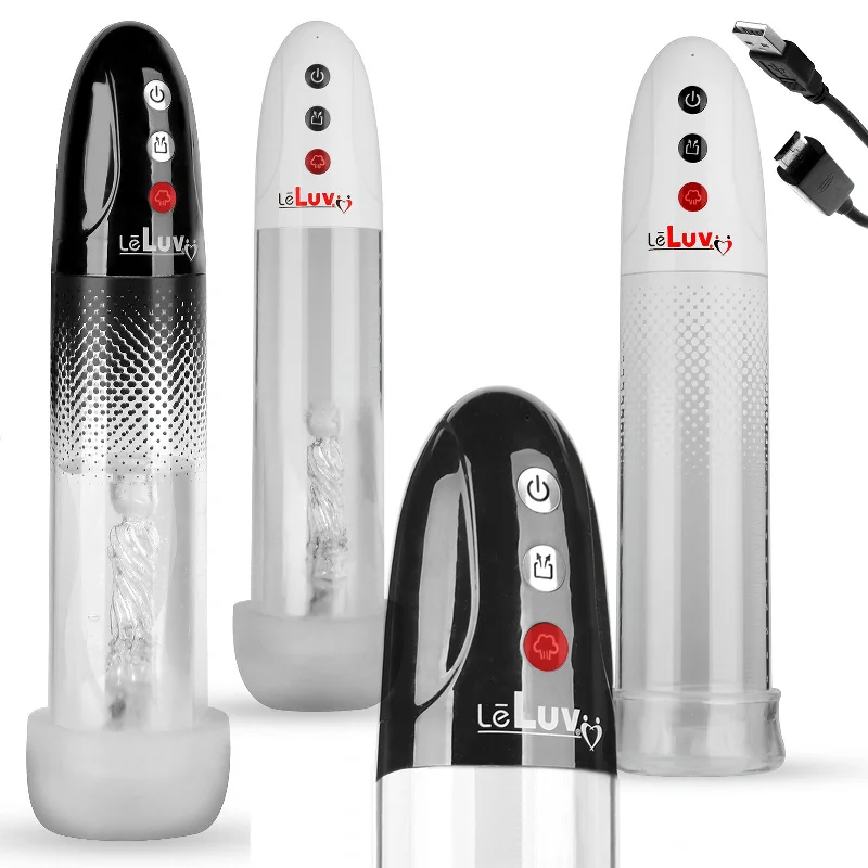 vibrating G-spot vibrator for beginners accessories-iPump USB Rechargeable 3-Speed Penis Pump with TPR or Magic Sleeve™