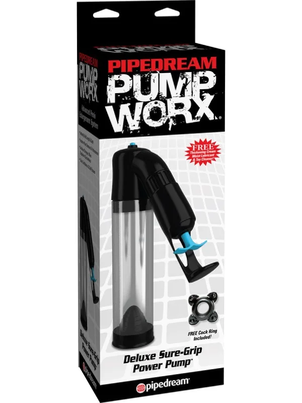 vibrating dildo for couples with app control accessories-Pump Worx Deluxe Sure Grip Pump