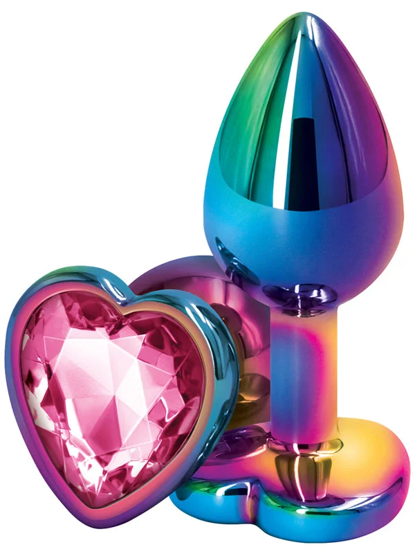 vibrating sex toy for anal play accessories-Rear Assets Mulitcolor Heart Small Pink