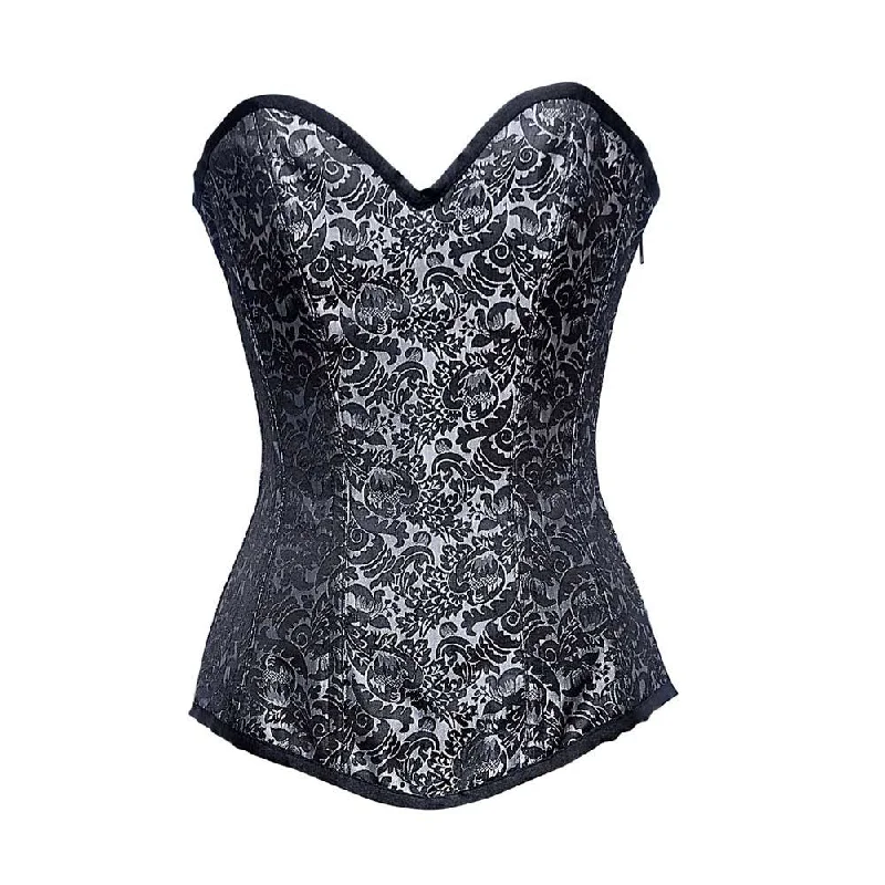 corset with sheer shapes-Charleston Custom Made Corset