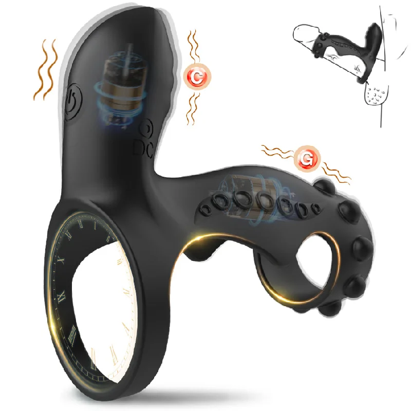 vibrating cock ring for extended pleasure accessories-Xinghaoya Vibrating C Ring