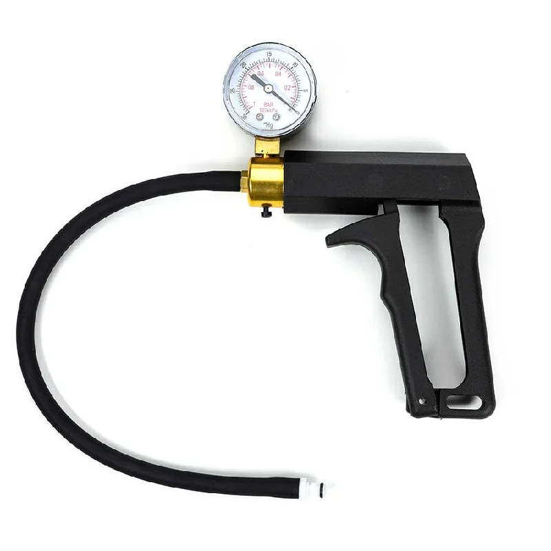 vibrating cock ring for enhancing sensation accessories-Deluxe Comfort Grip Detachable Metal Penis Pump & Air Gauge by Lynk Pleasure