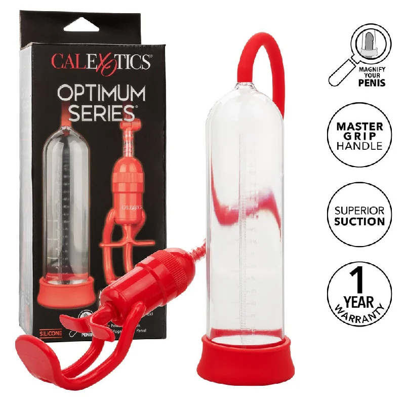 vibrating anal beads with ergonomic design accessories-Optimum Magnified Penis Pump by Cal Exotics