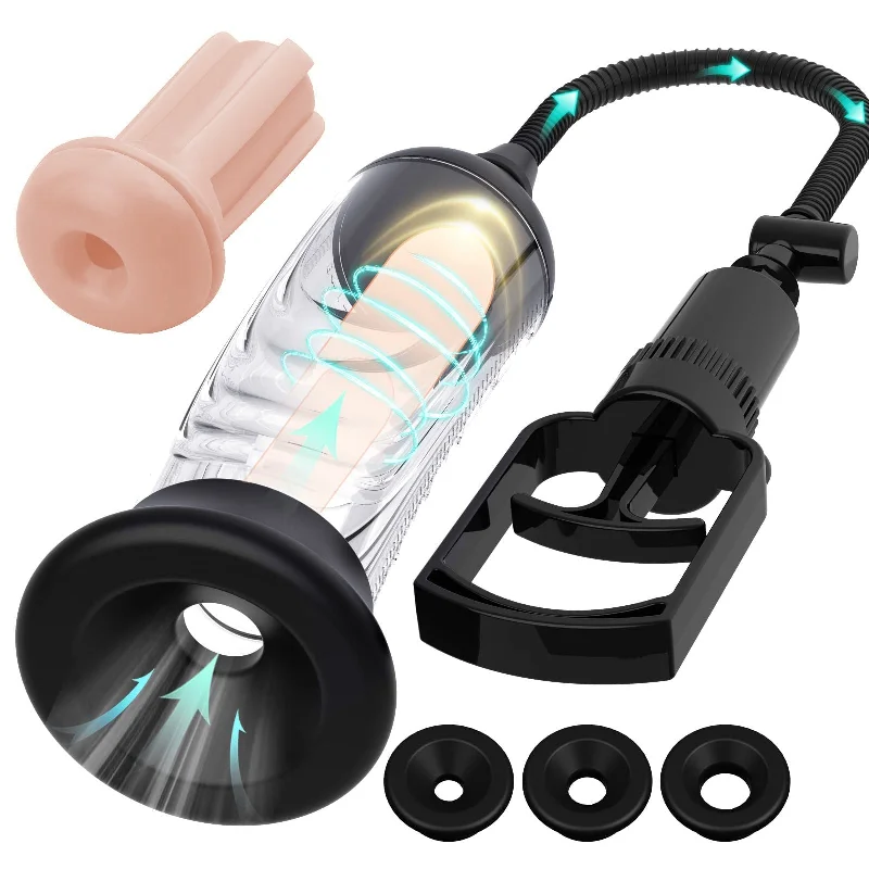 vibrating anal plug with adjustable power accessories-Gabriel - Penis Pump Set