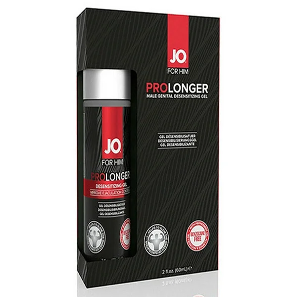 cock sleeve for better sensation accessories-JO PROLONGER GEL 60ML