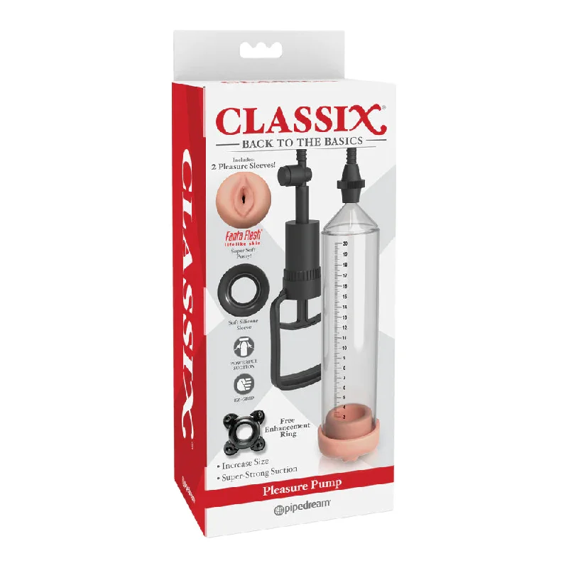 vibrating anal toy with ergonomic shape for comfort accessories-Classix Pleasure Pump