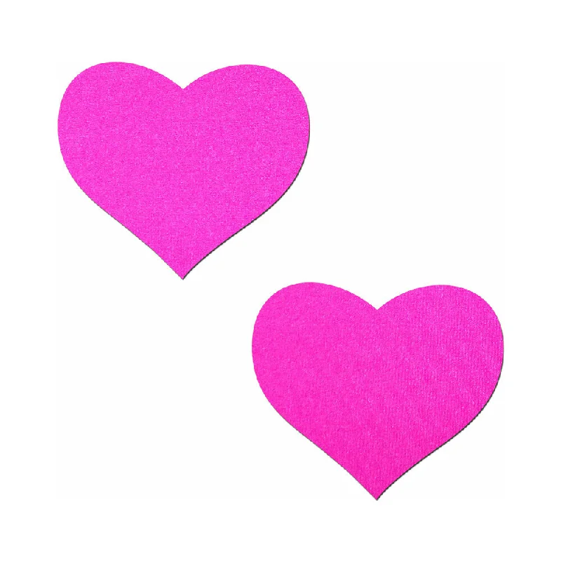 sexy-lingerie-for-bold-look-Pastease Neon Pink Day-Glow Lycra Heart Nipple Pasties